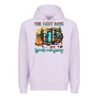Lilac the best days are spent camping Premium Hoodie - JahusDesignShop