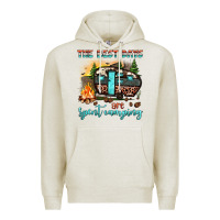 Oatmeal Heather the best days are spent camping Premium Hoodie - JahusDesignShop