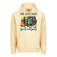 Pina Colada the best days are spent camping Premium Hoodie - JahusDesignShop