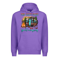 Purple the best days are spent camping Premium Hoodie - JahusDesignShop