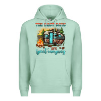 Seafoam the best days are spent camping Premium Hoodie - JahusDesignShop