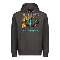 Smoke the best days are spent camping Premium Hoodie - JahusDesignShop