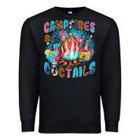 Black campfires and coctails Premium Sweatshirt - Zillion Design Studio