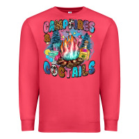 Cardinal campfires and coctails Premium Sweatshirt - Zillion Design Studio