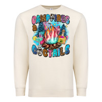 Sandshell campfires and coctails Premium Sweatshirt - Zillion Design Studio