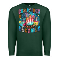 Sports Green campfires and coctails Premium Sweatshirt - Zillion Design Studio