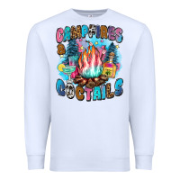 White campfires and coctails Premium Sweatshirt - Zillion Design Studio