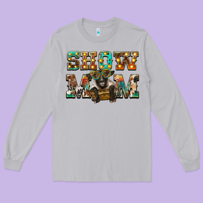 Show Mom Suffolk Sheep Black Sheep Long Sleeve Tee Designed By Barkaloodesign