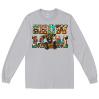 Moon Dust show mom suffolk sheep black sheep Long Sleeve Tee - BarkalooDesign