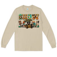 Mushroom show mom suffolk sheep black sheep Long Sleeve Tee - BarkalooDesign