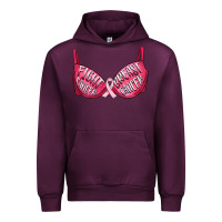 Mauve Wine Fight cancer breast cancer bra Urban Hoodie - Artiststas