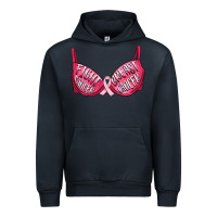 Navy Fight cancer breast cancer bra Urban Hoodie - Artiststas