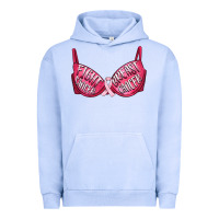 Pigment Grape Ice Fight cancer breast cancer bra Urban Hoodie - Artiststas
