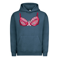 Pigment Midnight Navy Fight cancer breast cancer bra Urban Hoodie - Artiststas
