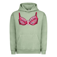 Pigment Oil Green Fight cancer breast cancer bra Urban Hoodie - Artiststas