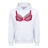 White Fight cancer breast cancer bra Urban Hoodie - Artiststas