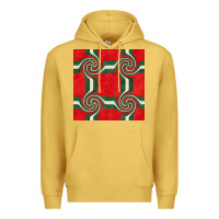 Antique Gold retro christmas seamless pattern Premium Hoodie - BundleAndBundleShop