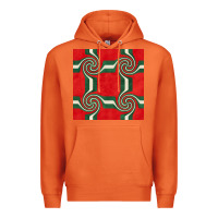 Carrot retro christmas seamless pattern Premium Hoodie - BundleAndBundleShop