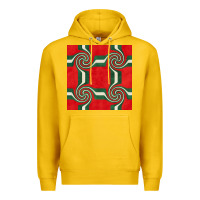 Lemon retro christmas seamless pattern Premium Hoodie - BundleAndBundleShop