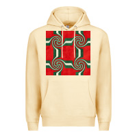 Pina Colada retro christmas seamless pattern Premium Hoodie - BundleAndBundleShop