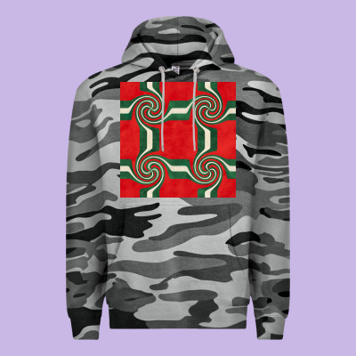 Retro Christmas Seamless Pattern Premium Hoodie Designed By Bundleandbundleshop