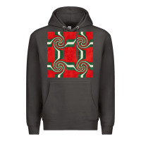 Smoke retro christmas seamless pattern Premium Hoodie - BundleAndBundleShop
