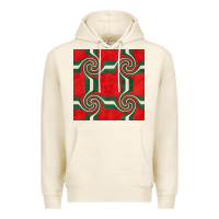 Tofu retro christmas seamless pattern Premium Hoodie - BundleAndBundleShop
