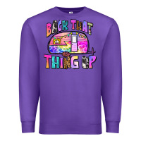 Purple back that thing up Premium Sweatshirt - Zillion Design Studio