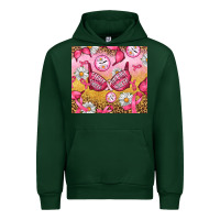 Forest Green Hour Breast Cancer Bra Urban Hoodie - Artiststas