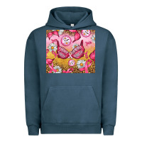 Pigment Midnight Navy Hour Breast Cancer Bra Urban Hoodie - Artiststas