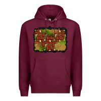 Burgundy christmas champagne background Premium Hoodie - BundleAndBundleShop