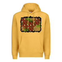 Christmas Champagne Background Premium Hoodie | Teevron