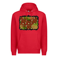 Red christmas champagne background Premium Hoodie - BundleAndBundleShop