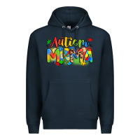 Navy autism mama Premium Hoodie - Artiststas