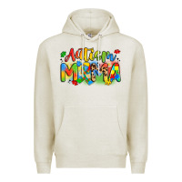Oatmeal Heather autism mama Premium Hoodie - Artiststas