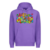 Purple autism mama Premium Hoodie - Artiststas