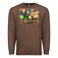 Chestnut happy easter rooster chicken and chick Premium Sweatshirt - RanaPortraitStore