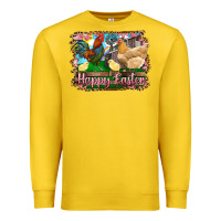 Lemon happy easter rooster chicken and chick Premium Sweatshirt - RanaPortraitStore