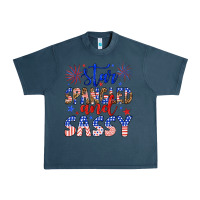 Midnight Navy star spangled and sassy Urban Heavy Tee - Artiststas