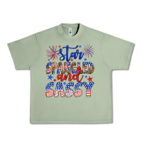 Oil Green star spangled and sassy Urban Heavy Tee - Artiststas