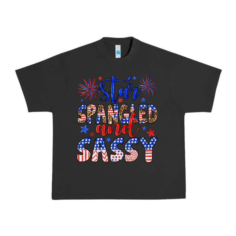 Star Spangled And Sassy Urban Heavy Tee by Artiststas | Teevron