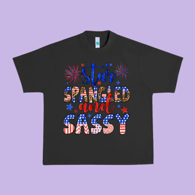 Star Spangled And Sassy Urban Heavy Tee Designed By Artiststas
