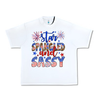 White star spangled and sassy Urban Heavy Tee - Artiststas