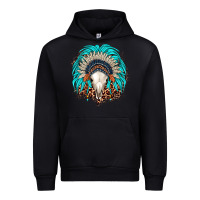 Black bull skull indian headdress Urban Hoodie - JahusDesignShop