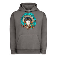 Pigment Tornado bull skull indian headdress Urban Hoodie - JahusDesignShop