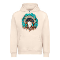 Bull Skull Indian Headdress Urban Hoodie | Teevron