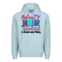 Blue Mist making hair beautiful is kinda my thing Premium Hoodie - Artiststas