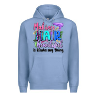 Colony Blue making hair beautiful is kinda my thing Premium Hoodie - Artiststas