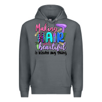 Rock making hair beautiful is kinda my thing Premium Hoodie - Artiststas