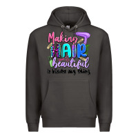Smoke making hair beautiful is kinda my thing Premium Hoodie - Artiststas